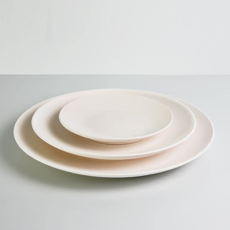 陶艺素坯盘子